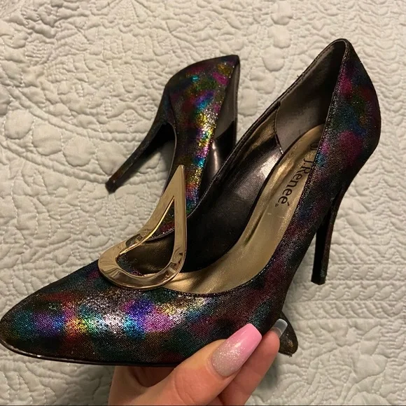 J. Renee Tribute multicolor heels - Picture 6 of 6